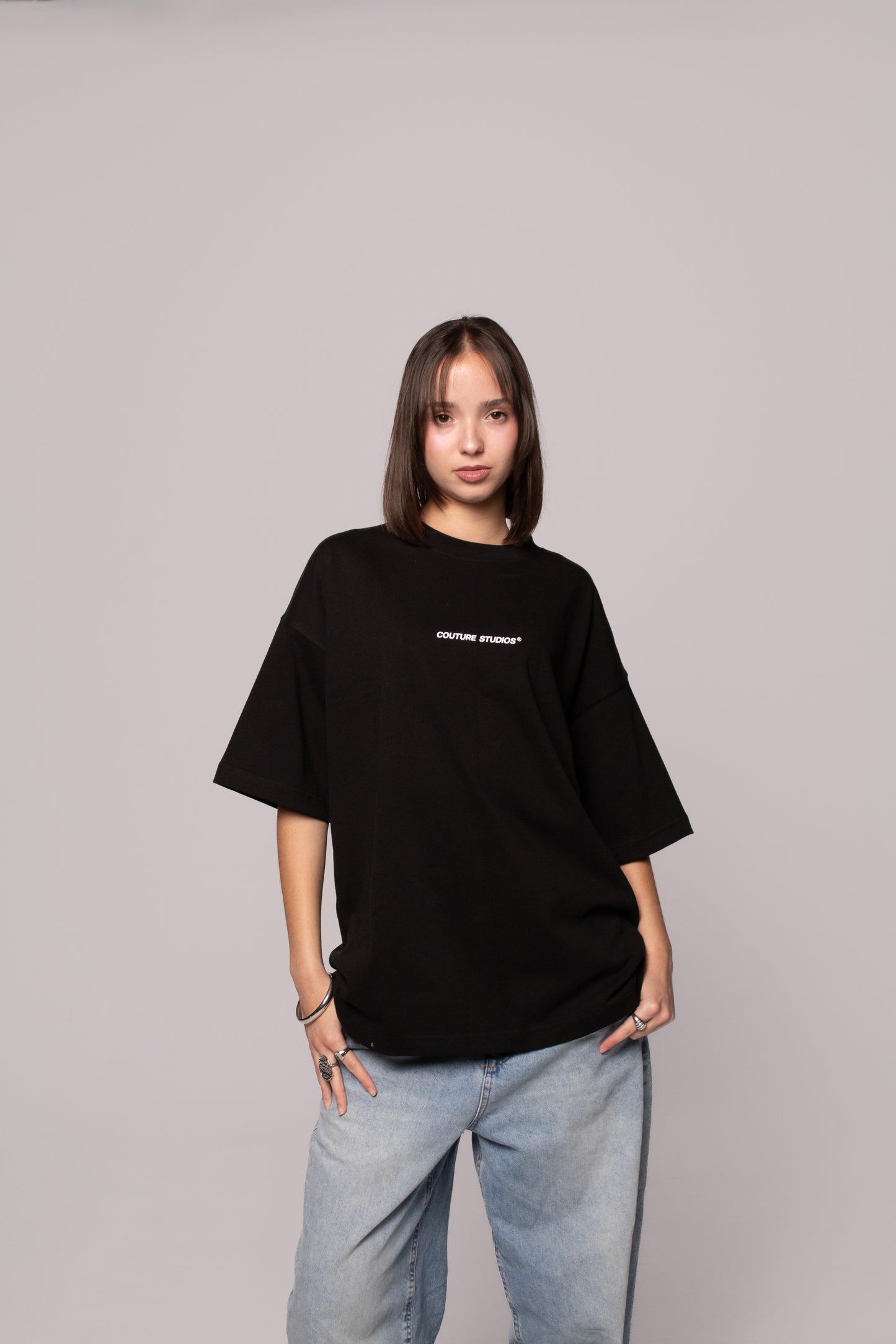 NO WORRIES TEE BLACK