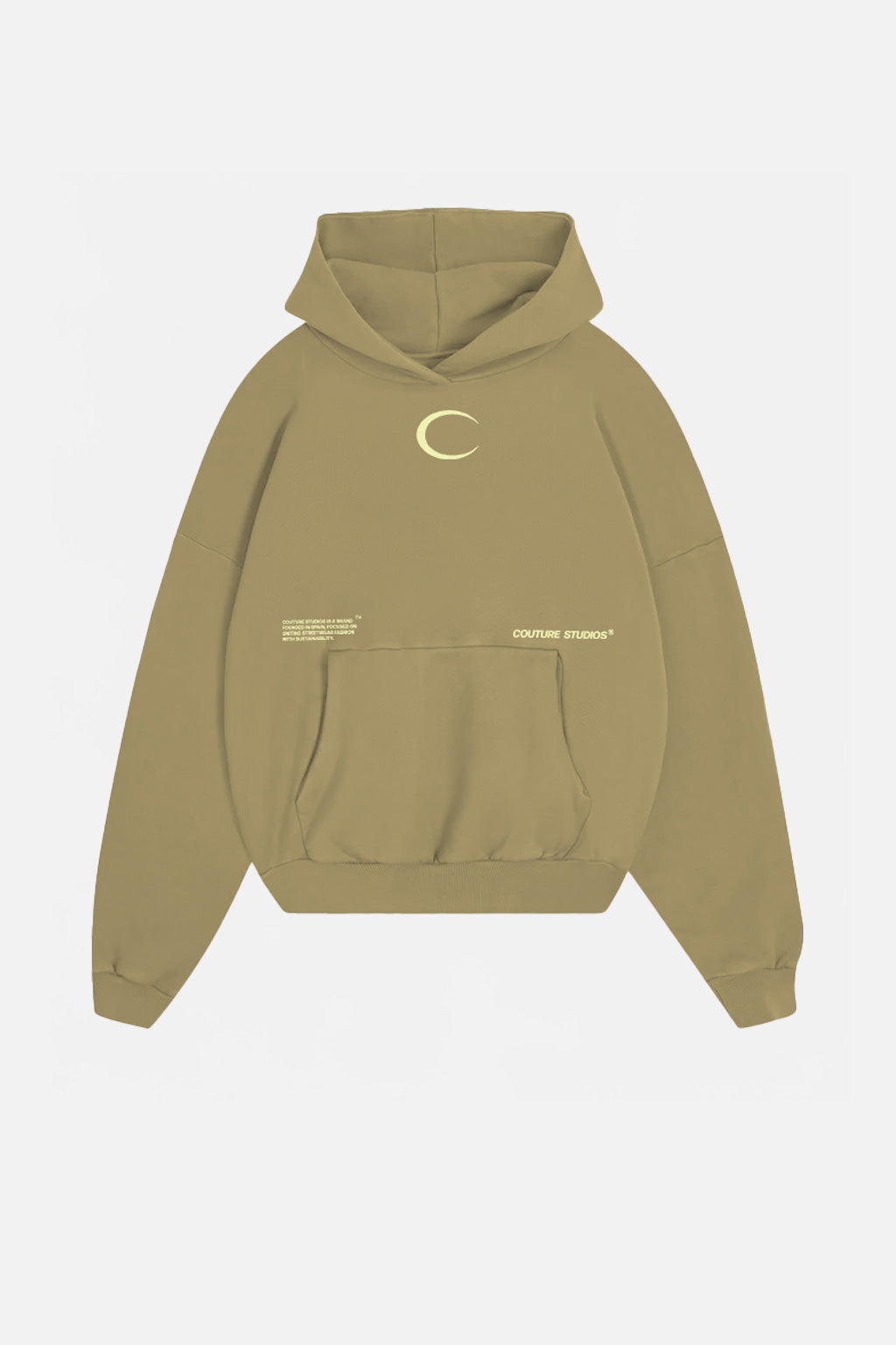 HALF MOON HOODIE CAQUI