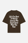 LIFE IS SHORT CHOCOLATE