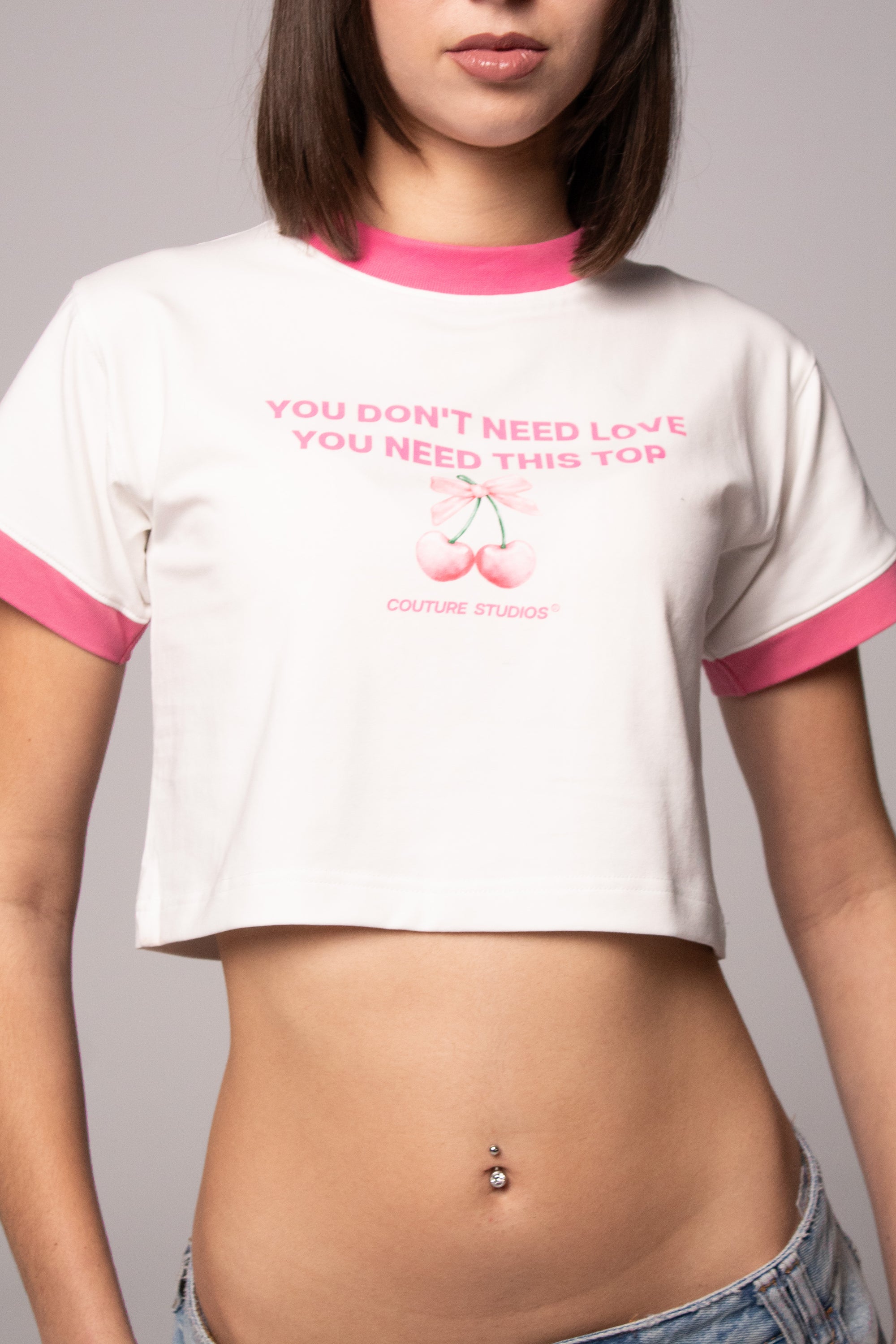 premium cotton crop top women Spain