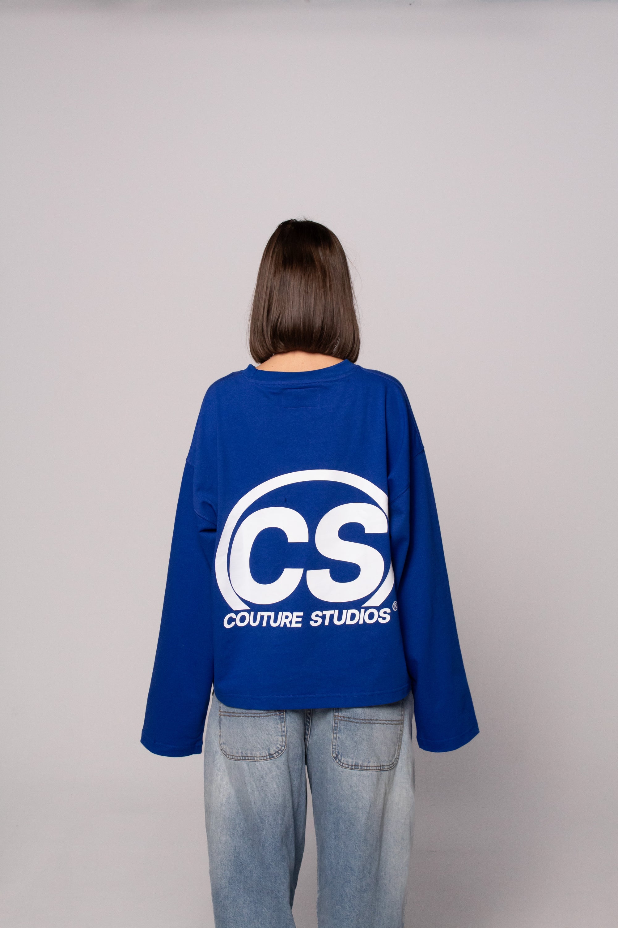 Spanish streetwear crewneck brand blue