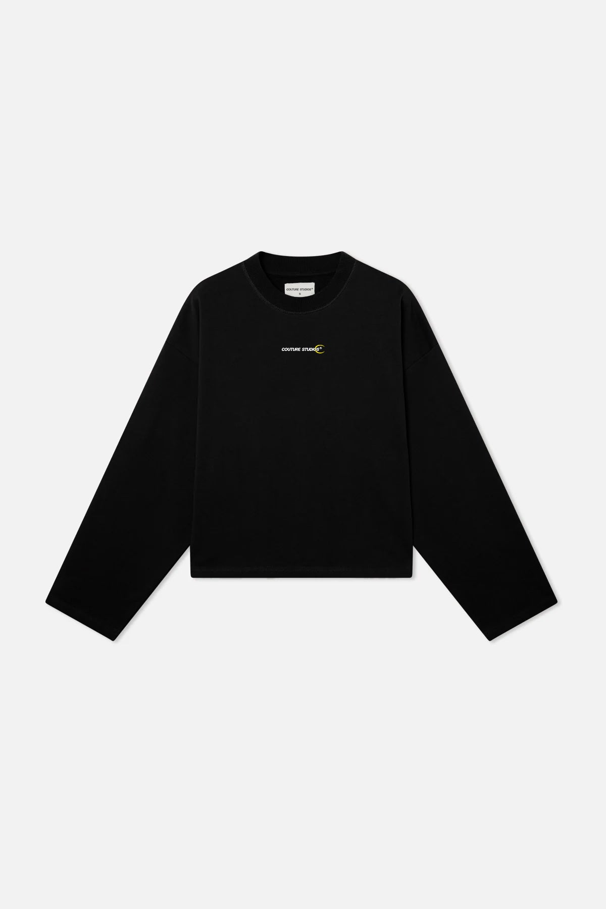 oversized black crewneck streetwear outfit Spain