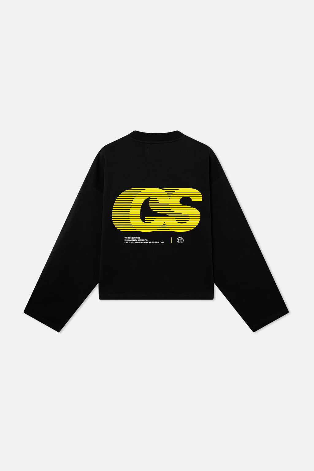 black streetwear crewneck Spain premium cotton sweatshirt